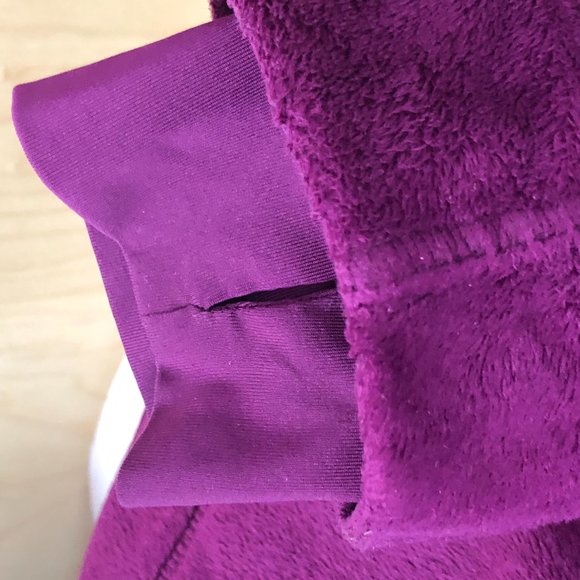 COLUMBIA Thick Velvet Velour Zip Up Jacket - Picture 8 of 11